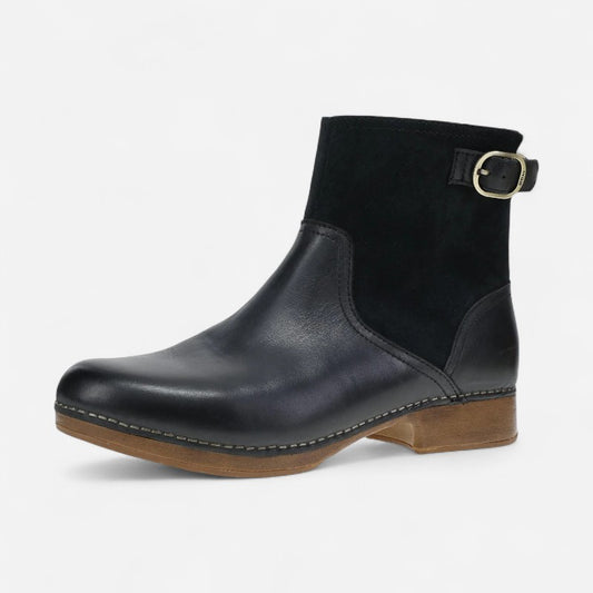 Monique Burnished Calf Black