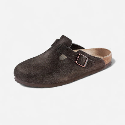 Birkenstock Unisex Boston Soft Footbed Suede Leather