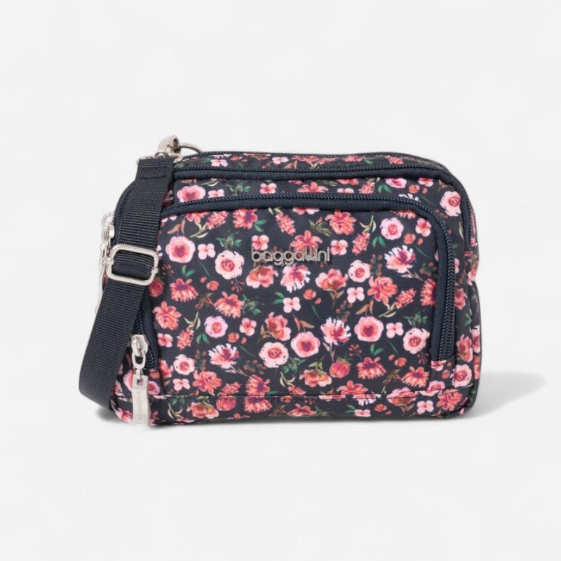 Baggallini Trifecta RFID Wallet Crossbody